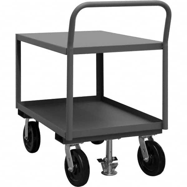 Durham - 2,400 Lb Capacity 2-Shelf Low Deck Service Truck - USA Tool & Supply