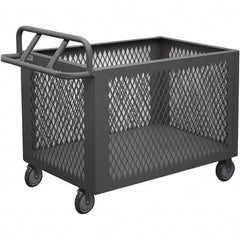 Durham - 1,200 Lb Capacity 1-Shelf 4-Sided Mesh Box Truck - USA Tool & Supply