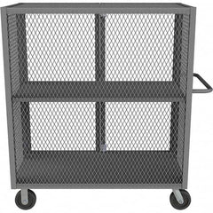 Durham - 2,000 Lb Capacity 1-Shelf Security Mesh Truck - USA Tool & Supply