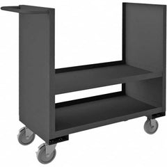 Durham - 1,200 Lb Capacity 2-Shelf 2-Sided Solid Truck - USA Tool & Supply