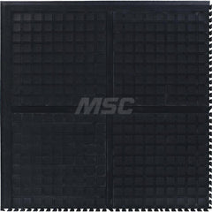 M + A Matting - Anti-Fatigue Matting; Dry or Wet Environment: Dry ; Length (Inch): 36 ; Length (Feet): 3 ; Width (Inch): 36 ; Thickness (Inch): 3/4 ; Surface Pattern: Raised Squares - Exact Industrial Supply