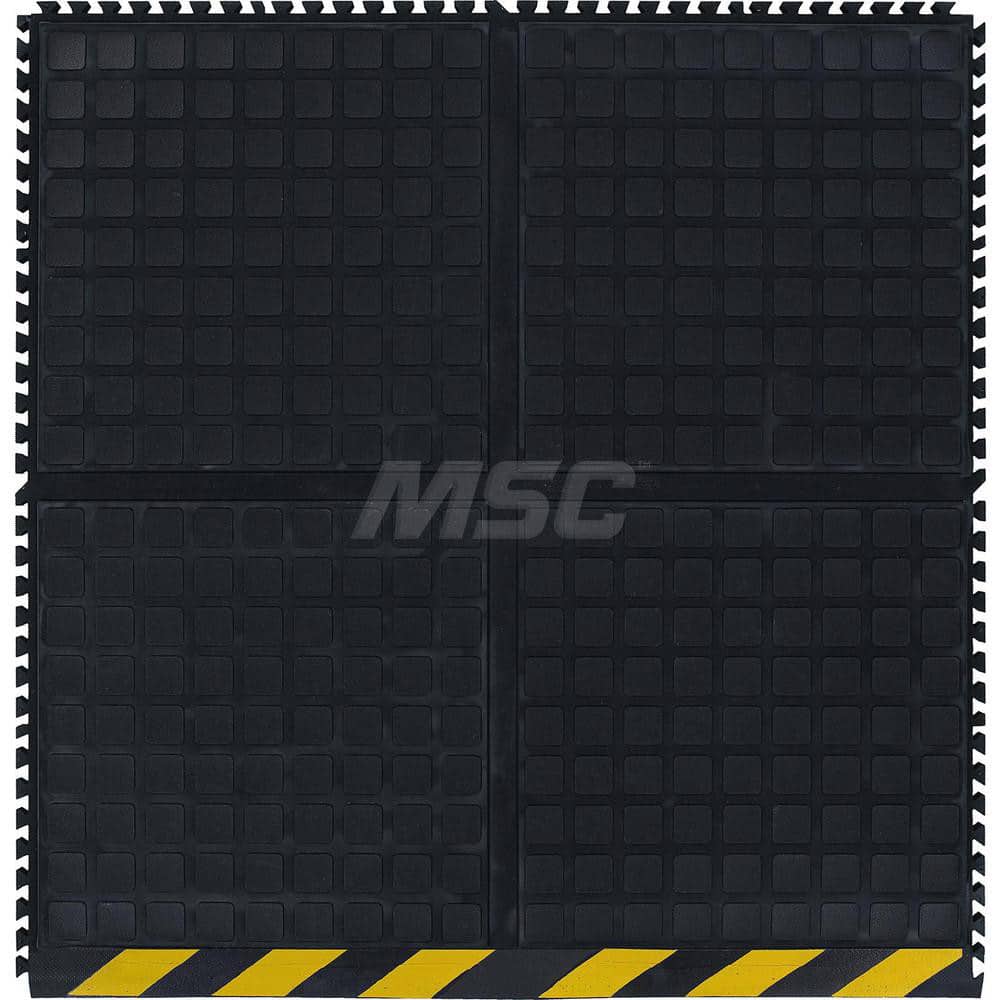 M + A Matting - Anti-Fatigue Matting; Dry or Wet Environment: Dry ; Length (Inch): 39.875 ; Length (Feet): 3.3 ; Width (Inch): 36 ; Thickness (Inch): 3/4 ; Surface Pattern: Raised Squares - Exact Industrial Supply