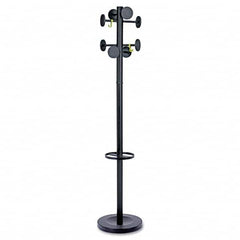 Alba - Coat Racks, Hooks & Shelving Type: Floor Rack Number of Hooks: 8 - USA Tool & Supply
