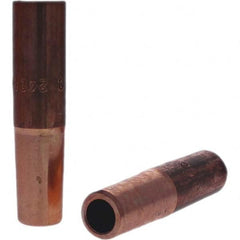 Tuffaloy - Spot Welder Tips For Use With: 4RW Electrode Holder Type: Straight Tip C Nose (Flat) - USA Tool & Supply