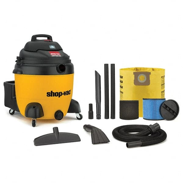 Shop-Vac - 18 Gal 6.5 Peak hp 12 Amp Electric Wet/Dry Vacuum - USA Tool & Supply