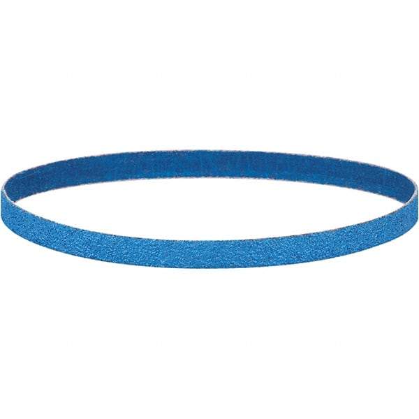 Dynabrade - 1-1/2" Wide x 30" OAL, 60 Grit, Zirconia Alumina Abrasive Belt - Zirconia Alumina, Coated, X Weighted Cloth Backing, Wet/Dry - USA Tool & Supply