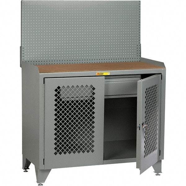 Little Giant - Stationary Workstations Type: Security Workstation Width (Inch): 48 - USA Tool & Supply