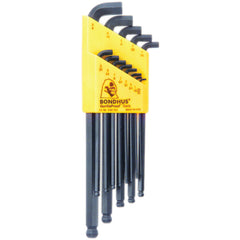 10PC STUBBY BALL END L-WRENCH SET - USA Tool & Supply