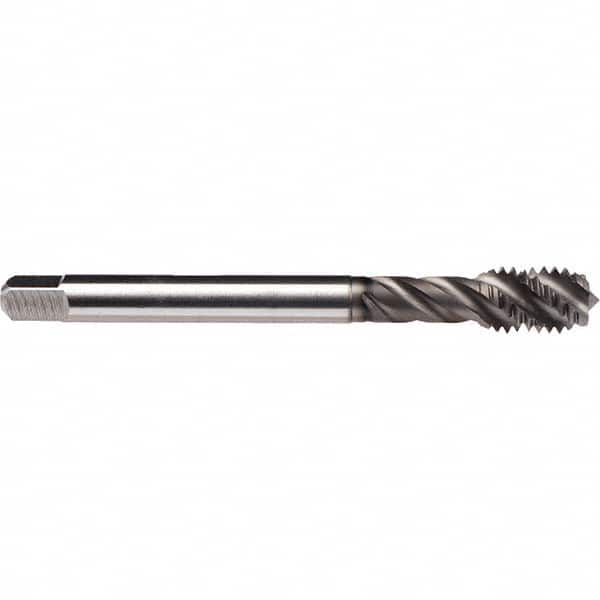 Emuge - 1-1/8 - 8 UN 5 Flute H7 Modified Bottoming Spiral Flute Tap - USA Tool & Supply