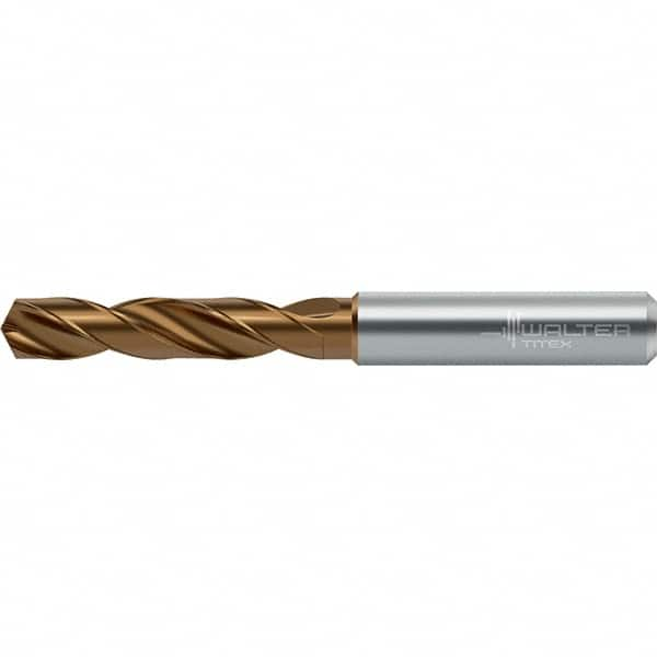 Walter-Titex - 4.5mm 140° Spiral Flute Solid Carbide Screw Machine Drill Bit - USA Tool & Supply