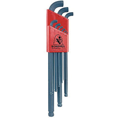 9PC STUBBY BALL END L-WRENCH SET - USA Tool & Supply