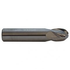 3/8 TuffCut GP Stub Length 4 Fl Ball Nose TiCN Coated Center Cutting End Mill - USA Tool & Supply