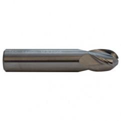 7/16 TuffCut GP Stub Length 4 Fl Ball Nose TiN Coated Center Cutting End Mill - USA Tool & Supply