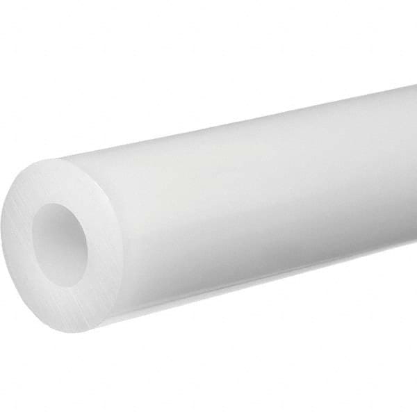 USA Sealing - 3/4" ID x 1" OD, 36" Long, White PTFE Round Tube - USA Tool & Supply