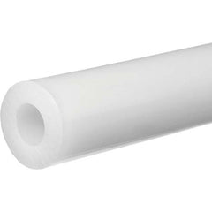 USA Sealing - 1/2" ID x 3/4" OD, 36" Long, White PTFE Round Tube - USA Tool & Supply