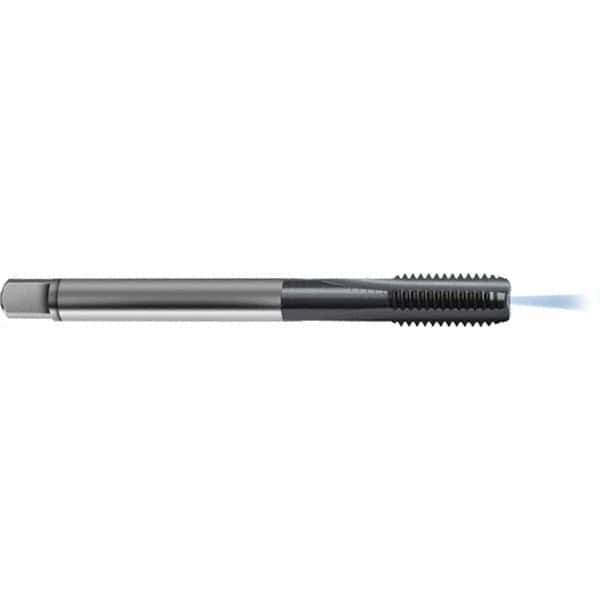 Guhring - M12x1.75 Metric 3 Flute 6HX Bottoming Spiral Flute Tap - High Speed Steel, TiCN Finish, 110mm OAL, Right Hand Flute, Right Hand Thread, D6/D7, Series 4165 - Exact Industrial Supply