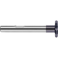 Harvey Tool - 3/4" Cut Diam, 5/32" Cut Width, 1/2" Shank, Straight-Tooth Woodruff Keyseat Cutter - Exact Industrial Supply