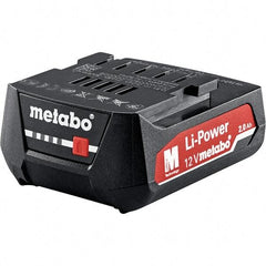 Metabo - Power Tool Batteries Voltage: 12.00 Battery Chemistry: Lithium-Ion - USA Tool & Supply