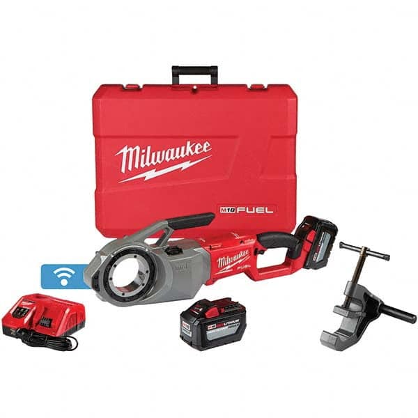 Milwaukee Tool - Power Pipe Threaders Type: Cordless Pipe Threader Voltage: 18 - USA Tool & Supply