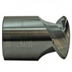 4mm TuffCut GP Stub Length 2 Fl Ball Nose TiN Coated Center Cutting End Mill - USA Tool & Supply