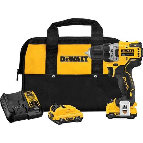 DeWALT - Cordless Drills Battery Voltage: 12 Battery Chemistry: Lithium-Ion - USA Tool & Supply