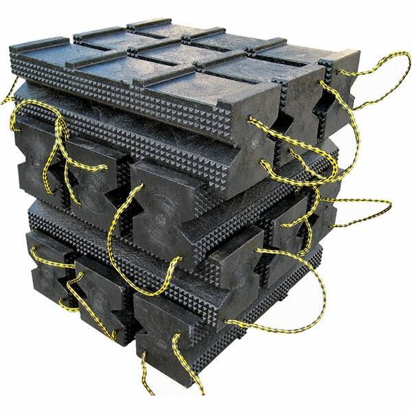AME International - Cribbing Blocks & Sets Material: Recycled Plastic Height (Inch): 24 - USA Tool & Supply