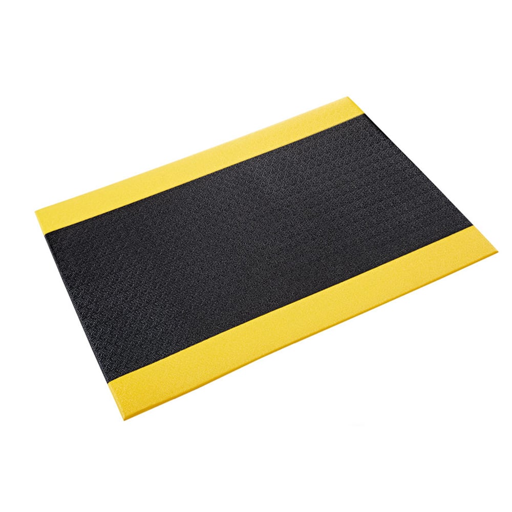 Crown Matting - Anti-Fatigue Matting; Dry or Wet Environment: Dry ; Length (Feet): 3.000 ; Width (Inch): 24 ; Width (Feet): 2.00 ; Thickness (Inch): 3/8 ; Surface Pattern: Pebbled - Exact Industrial Supply