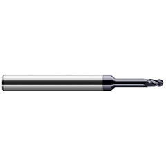 Harvey Tool - 1/16", 3/32" LOC, 1/8" Shank Diam, 4 Flute Solid Carbide Ball End Mill - Exact Industrial Supply