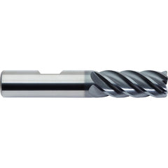 M.A. Ford - Corner Radius & Corner Chamfer End Mills; Mill Diameter (Inch): 1/4 ; Mill Diameter (Decimal Inch): 0.2500 ; End Type: Corner Radius ; Corner Radius (Inch): 0.015 ; Corner Radius (Decimal Inch): 0.015 ; Number of Flutes: 5 - Exact Industrial Supply