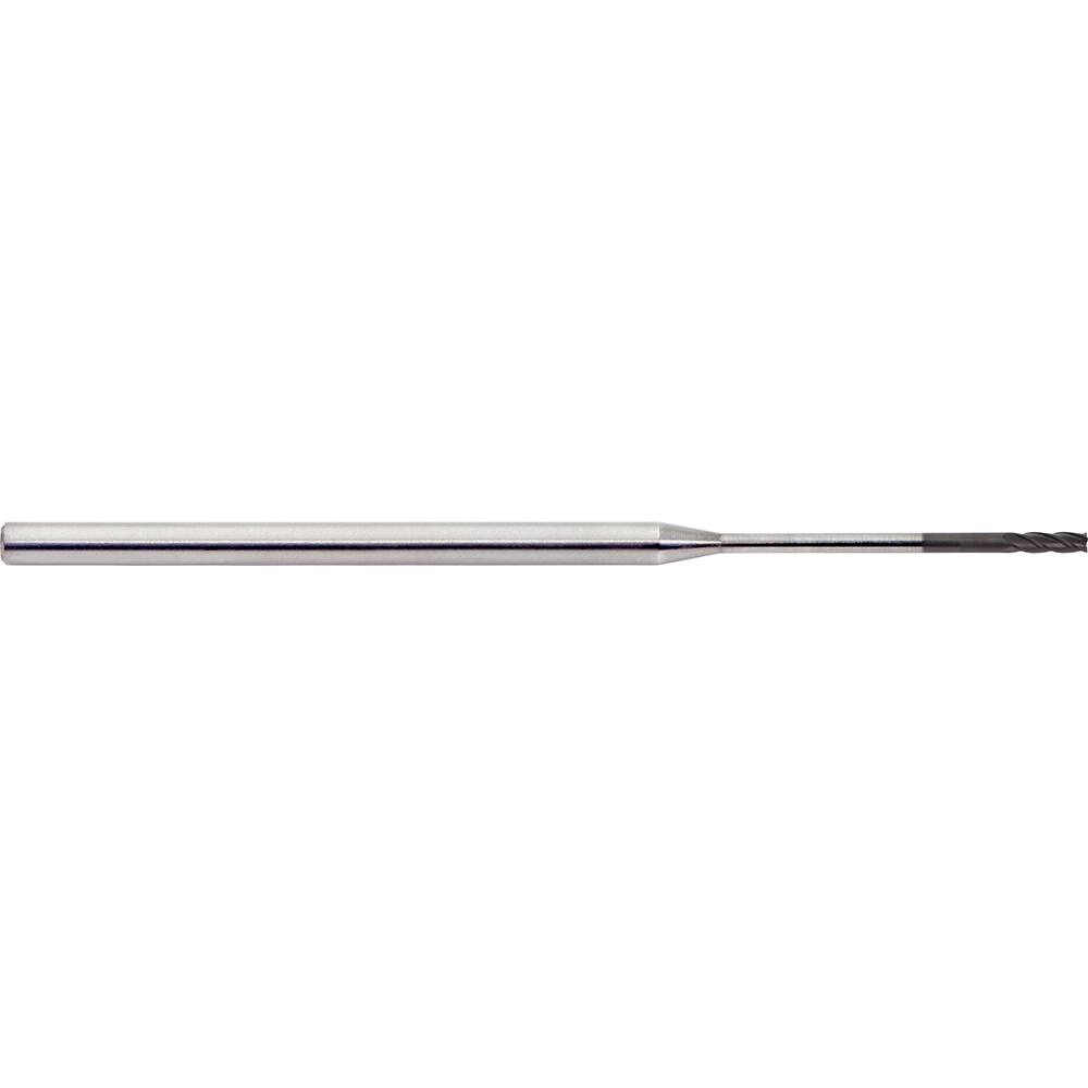 M.A. Ford - Square End Mills; Mill Diameter (Inch): 1/32 ; Mill Diameter (Decimal Inch): 0.0312 ; Number of Flutes: 4 ; Length of Cut (Inch): 3/32 ; Length of Cut (Decimal Inch): 0.0938 ; Material: Solid Carbide - Exact Industrial Supply