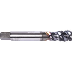 M8 1.25 MM 3 Flute Union Butterfield HSS-PM TiCN Applix M Machine Tap Spiral Flute 50 DIN/ANSI E-code # 1677APM8X1.25 - Exact Industrial Supply