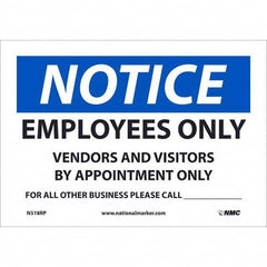 NMC - Safety & Facility Labels Message Type: Security & Admittance Header: NOTICE - USA Tool & Supply