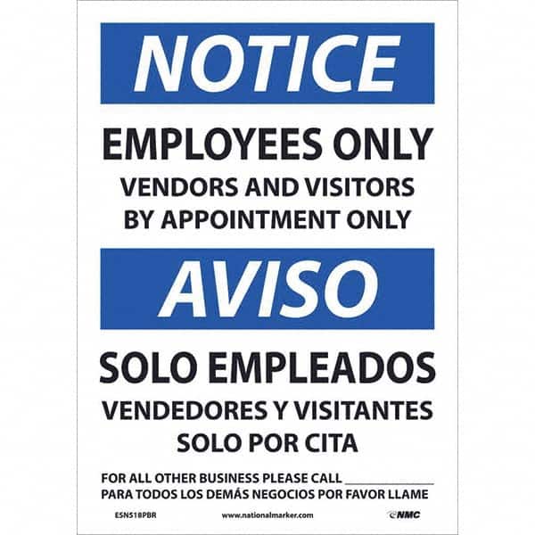 NMC - Safety & Facility Labels Message Type: Security & Admittance Header: NOTICE - USA Tool & Supply