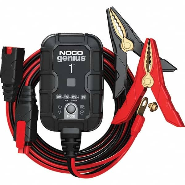 Noco - Automotive Battery Chargers & Jump Starters Type: Automatic Charger/Maintainer Amperage Rating: 1.0 - USA Tool & Supply