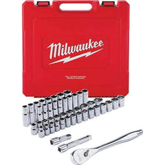 Milwaukee Tool - Socket Sets Measurement Type: Inch/Metric Drive Size: 1/2 - USA Tool & Supply