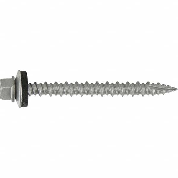 DeWALT Anchors & Fasteners - #10-16, Hex Washer Head, Hex Drive, 2-1/2" Length Under Head, #17 Point, Self Drilling Screw - USA Tool & Supply