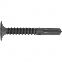 DeWALT Anchors & Fasteners - 1/4, Flat Head, Phillips Drive, 3" OAL, #4 Point, Self Drilling Screw - USA Tool & Supply