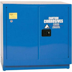 Eagle - Safety Cabinets Hazardous Chemical Type: Corrosive Chemicals Color: Royal Blue - USA Tool & Supply