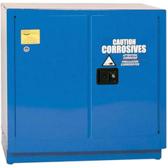 Eagle - Safety Cabinets Hazardous Chemical Type: Corrosive Chemicals Color: Royal Blue - USA Tool & Supply