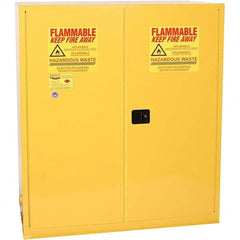 Eagle - Safety Cabinets Hazardous Chemical Type: Corrosive Chemicals Color: Yellow - USA Tool & Supply