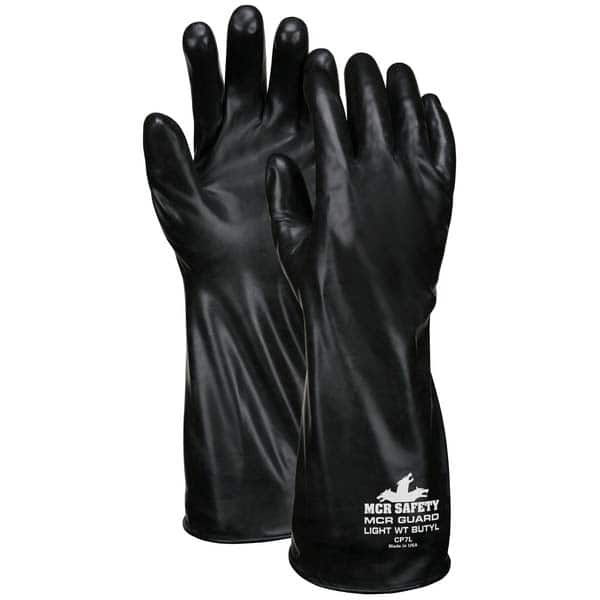 MCR Safety - Chemical Resistant Gloves Material: Butyl Numeric Size: 9 - USA Tool & Supply