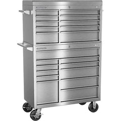 Champion Tool Storage - Tool Storage Combos & Systems Type: Top Chest/Roller Cabinet Combo Drawers Range: 16 Drawers or More - USA Tool & Supply