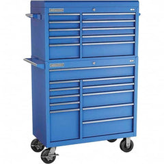 Champion Tool Storage - Tool Storage Combos & Systems Type: Top Chest/Roller Cabinet Combo with Maintenance Cart Drawers Range: 16 Drawers or More - USA Tool & Supply