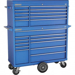 Champion Tool Storage - Tool Storage Combos & Systems Type: Top Chest/Roller Cabinet Combo with Maintenance Cart Drawers Range: 16 Drawers or More - USA Tool & Supply