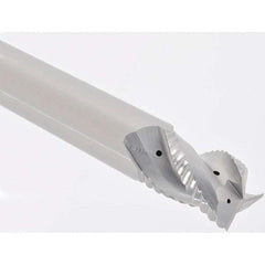 SGS - 20mm Diam 3 Flute Solid Carbide 5mm Corner Radius End Mill - Exact Industrial Supply