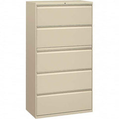 ALERA - File Cabinets & Accessories Type: Lateral Files Number of Drawers: 5 - USA Tool & Supply