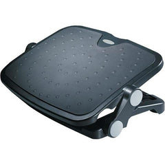 ALERA - Foot Rests Position Type: Adjustable Footrest Color: Black - USA Tool & Supply