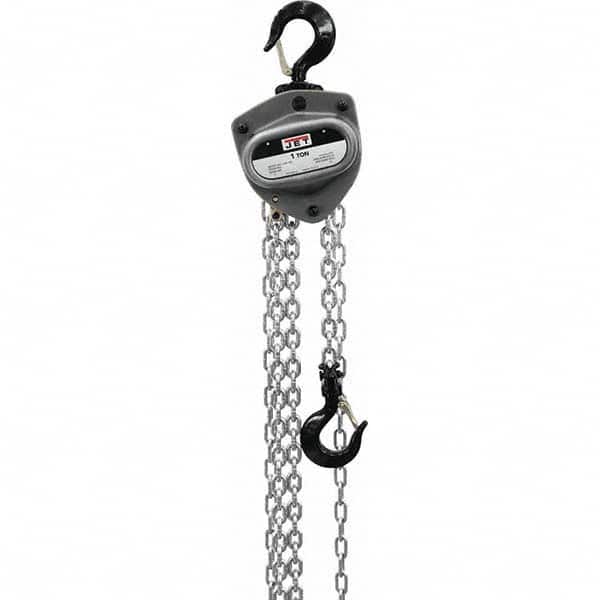 Jet - 2,000 Lb Capacity, 60' Lift Height, Manual Chain Hoist - USA Tool & Supply