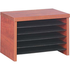 ALERA - Desktop File Organizers Type: Book Shelf Color: Cherry - USA Tool & Supply