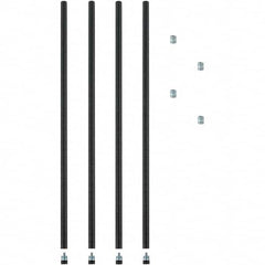 ALERA - 36" Wide x 36" High Open Shelving Post For Wire Shelving - USA Tool & Supply